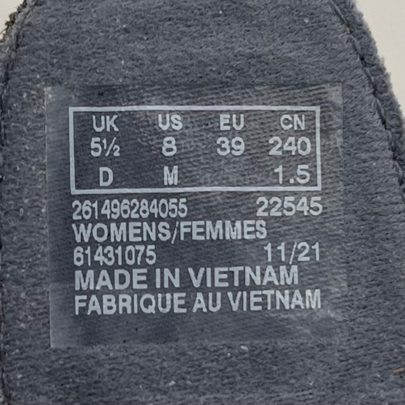 Clarks Leisa Faye Blue Leather Slide Sandals Womens 8 Comfort Casual - Picture 10 of 10